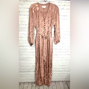 Anthropologie Laurenita Animal Print Jumpsuit Size Small